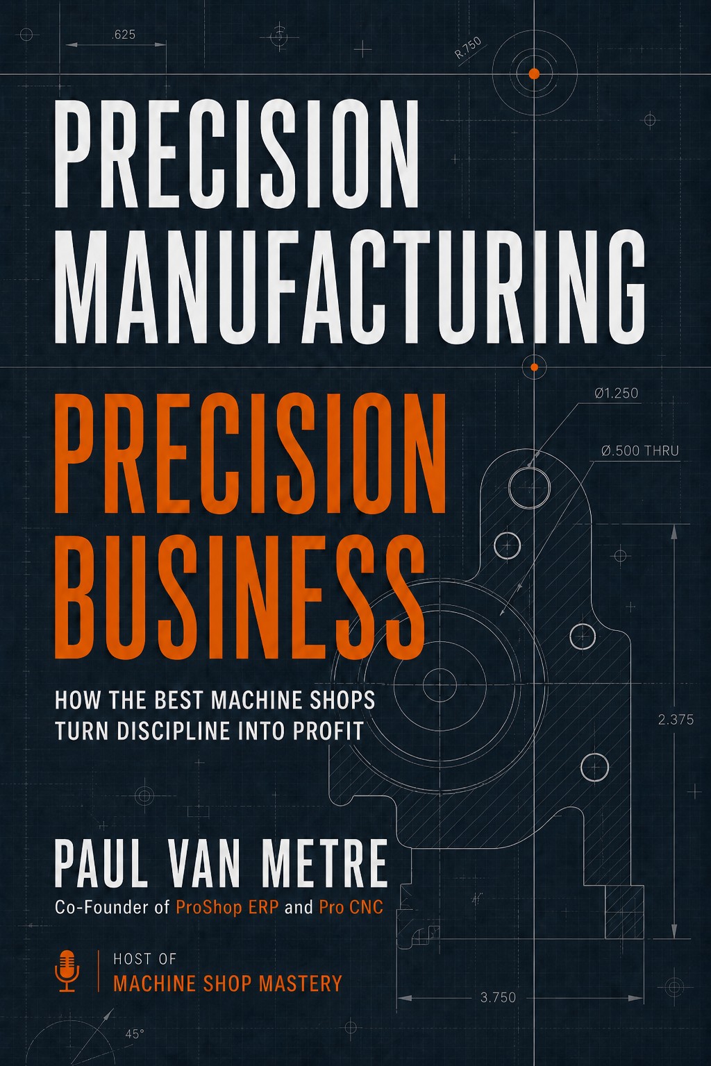 Precision Manufacturing, Precision Business: How the Best Machine Shops Turn Discipline into Profit — book cover by Paul Van Metre